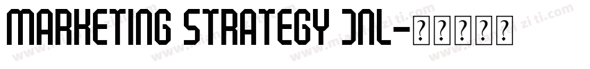 marketing strategy Jnl字体转换